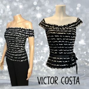 NWT Victor coasts off shoulder crop top